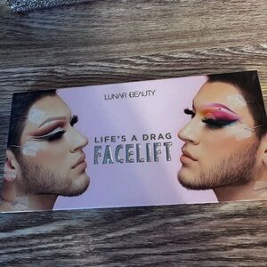 Lunar Beauty Life's a Drag Facelift Eyeshadow Palette - Pink and Silver
